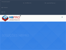 Tablet Screenshot of hbpro.pt